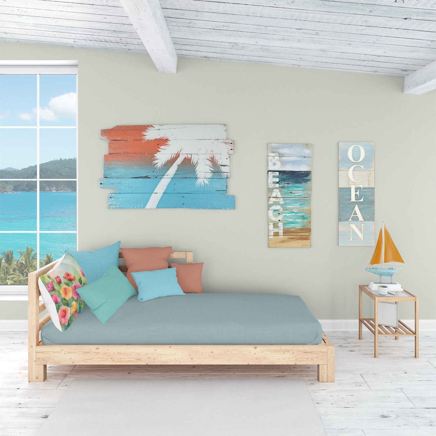 Roses in Watercolor Standard Pillowcase-4