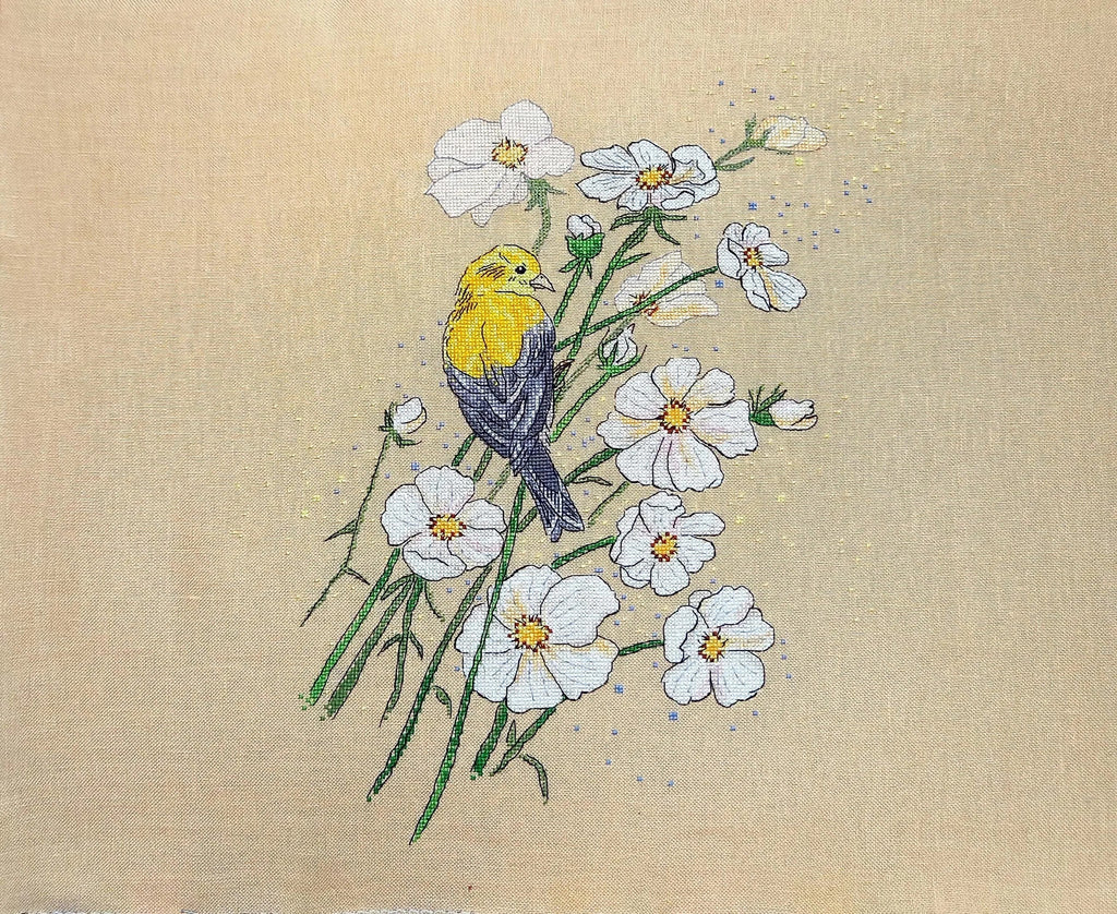 White cosmes - PDF Cross Stitch Pattern-3