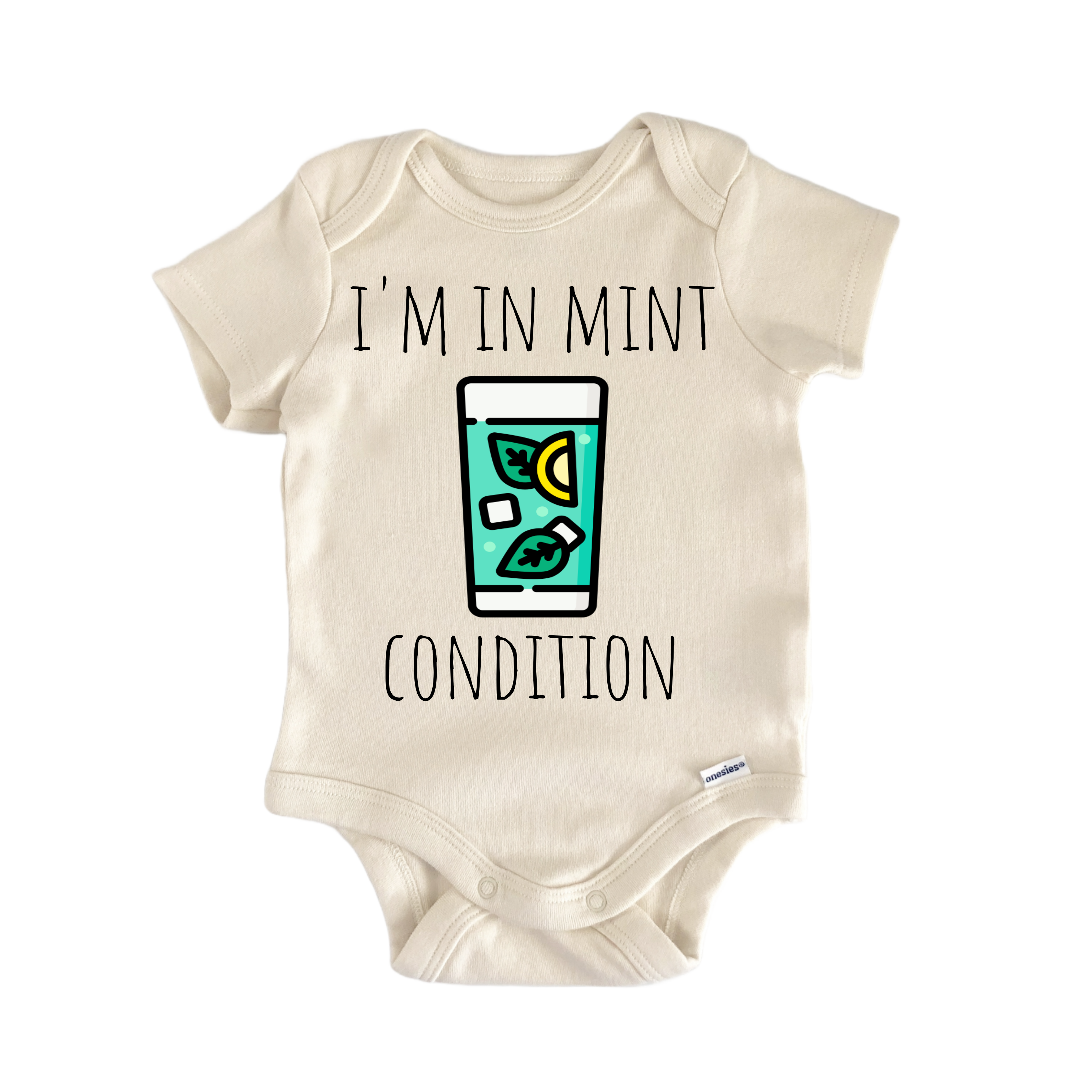 Mojito Mint Cocktail - Baby Bodysuit-0